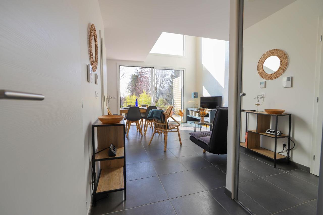 Les Choucas - Appartement Duplex Lumineux Avec Parking Annecy Exterior foto