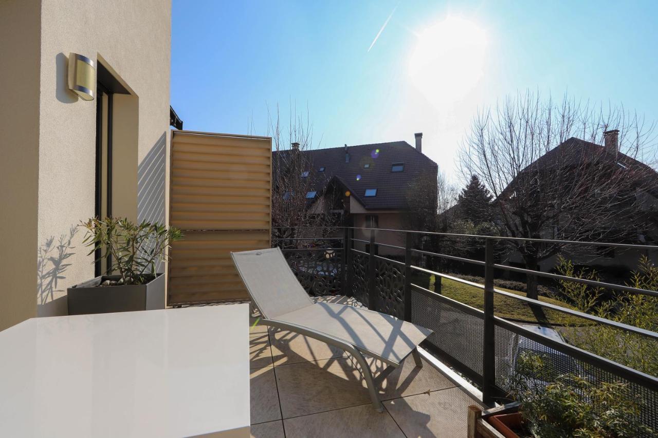Les Choucas - Appartement Duplex Lumineux Avec Parking Annecy Exterior foto