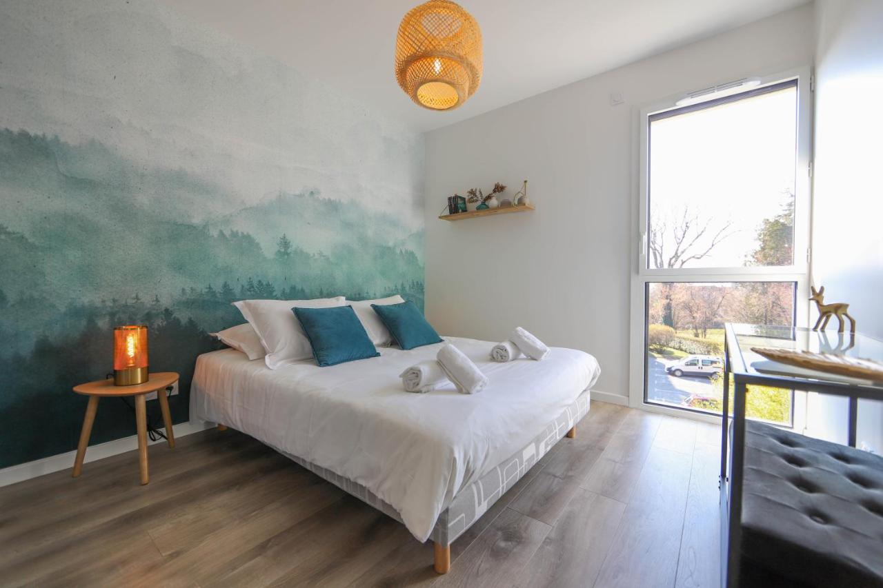 Les Choucas - Appartement Duplex Lumineux Avec Parking Annecy Exterior foto