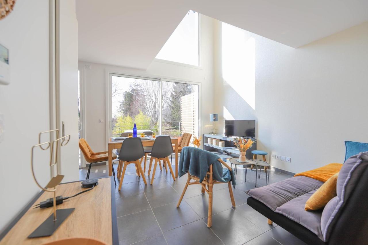 Les Choucas - Appartement Duplex Lumineux Avec Parking Annecy Exterior foto